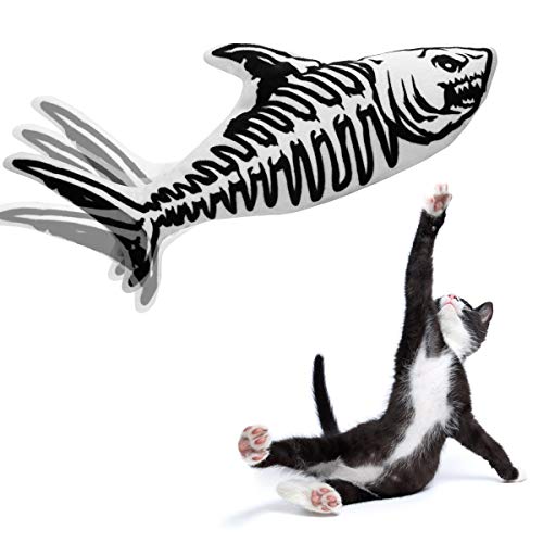 Beewarm Flippity Fish Cat Toy Flopping Fish Cat Toy Moving ...