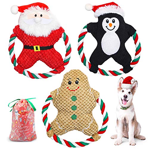 plush rope dog toys